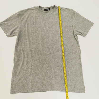 Grey Oversized Crew Neck T-Shirt Size Small | Preloved