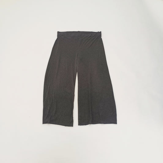 Grey Stretch Fit Flared Leggings Size Large | Preloved