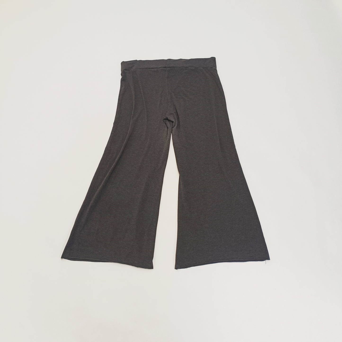 Grey Stretch Fit Flared Leggings Size Large | Preloved