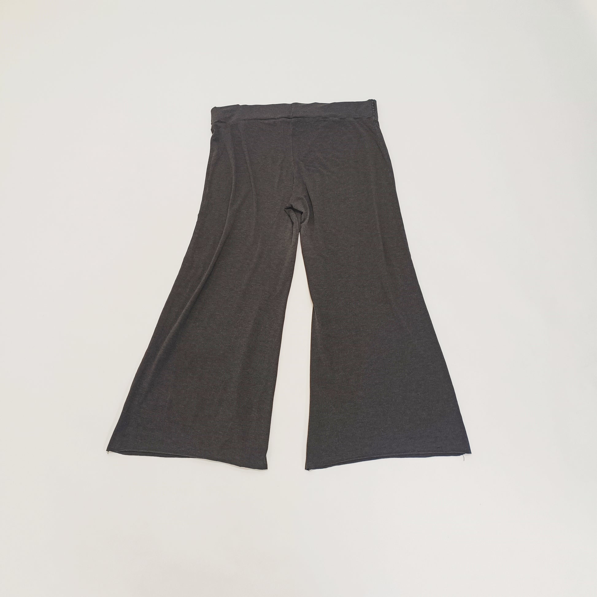 Grey Stretch Fit Flared Leggings Size Large | Preloved