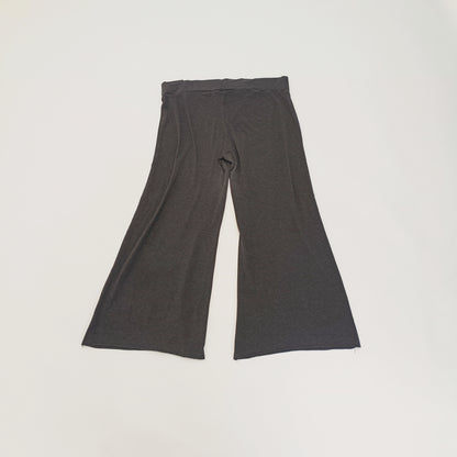 Grey Stretch Fit Flared Leggings Size Large | Preloved