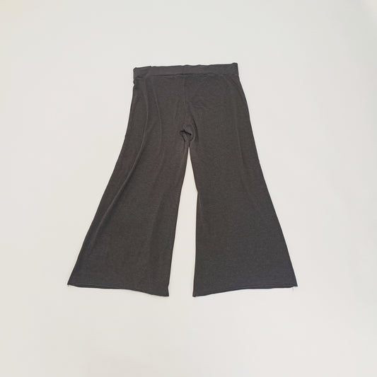 Grey Stretch Fit Flared Leggings Size Large | Preloved