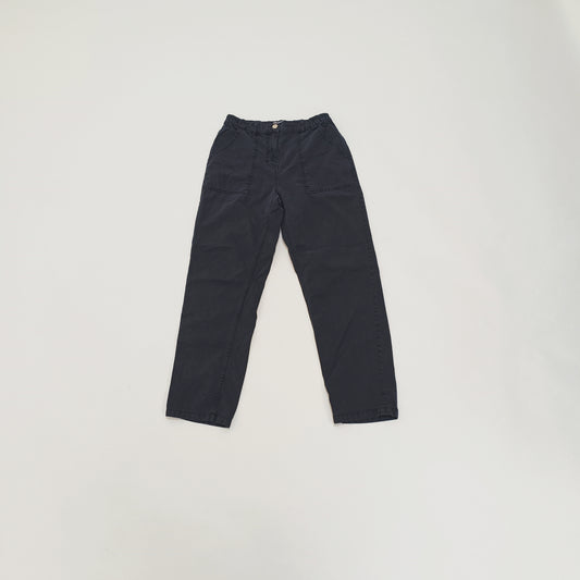 Black Mom Fit High Waist Cargo Trousers Size Small | Preloved