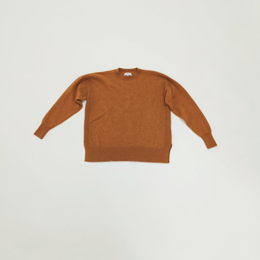 Brown Cashmere Womens Crew Neck Jumper Size Small | Preloved