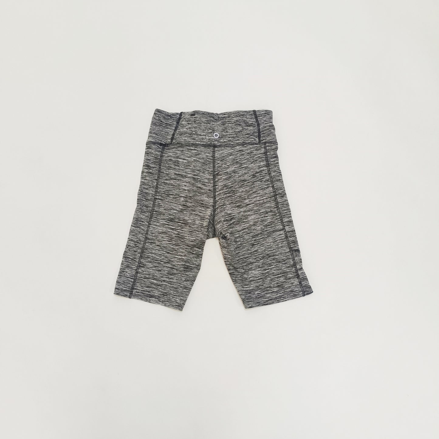 Grey Flecked High Waist Mid Length Shorts Size Small | Preloved
