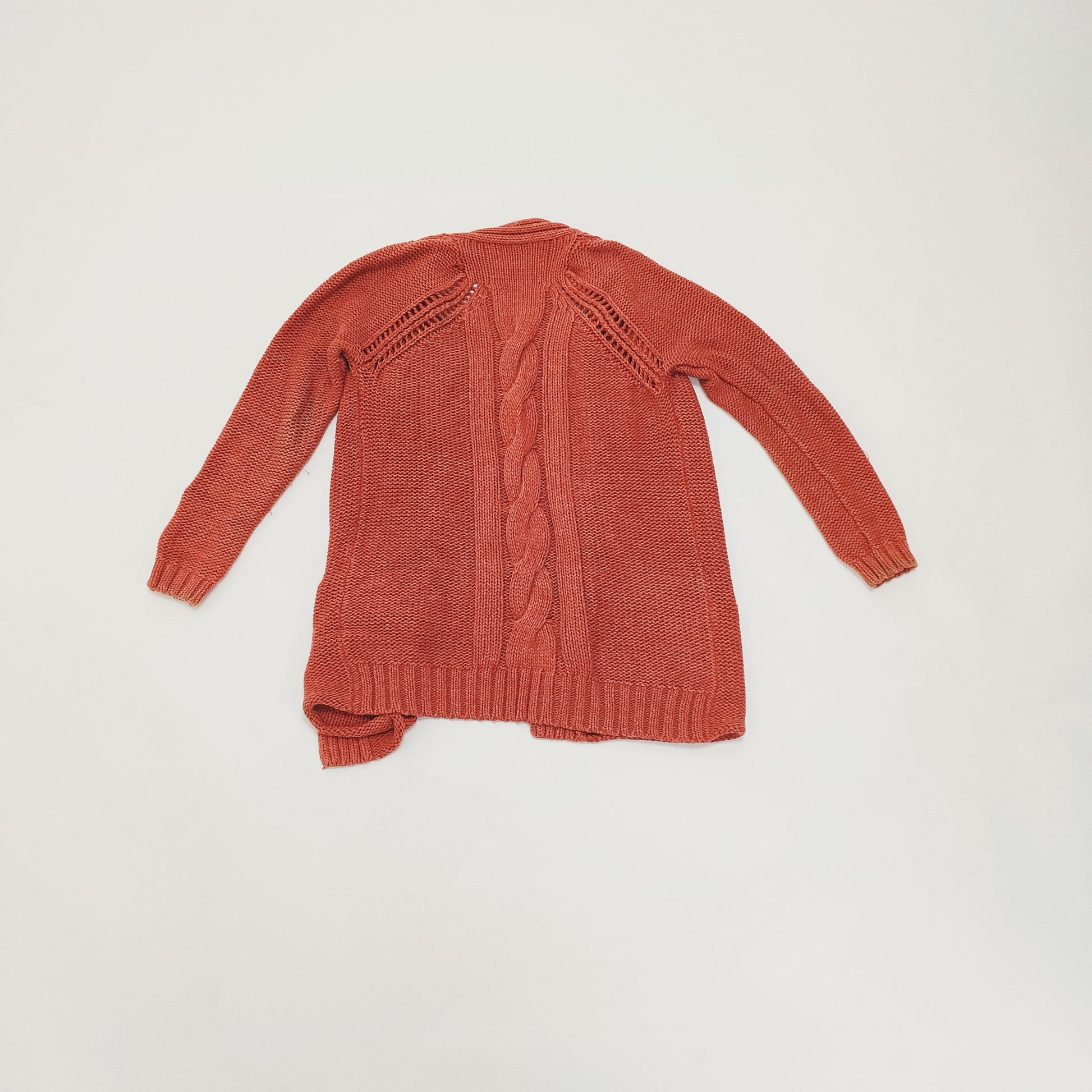 Dusty Pink Oversized Chunky Knit Cardigan Size Medium | Preloved