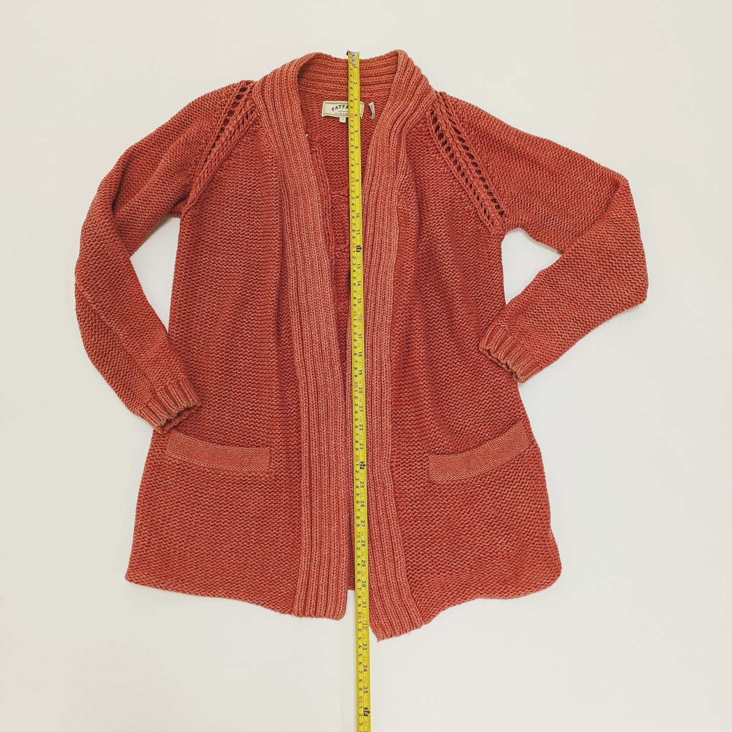 Dusty Pink Oversized Chunky Knit Cardigan Size Medium | Preloved