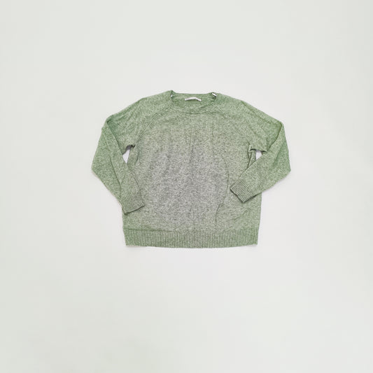Light Green Crew Neck Knitted Jumper Size Small | Preloved
