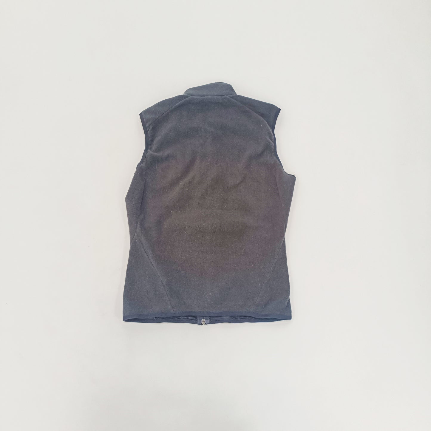 Black Womens Fleece Zip Up Gilet | Preloved