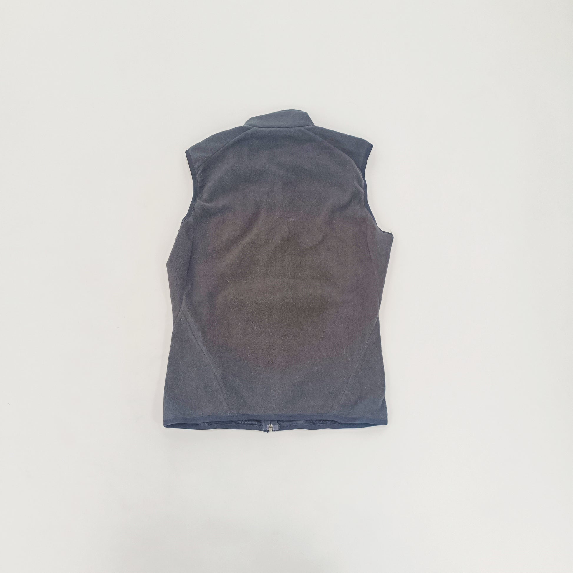 Black Womens Fleece Zip Up Gilet | Preloved