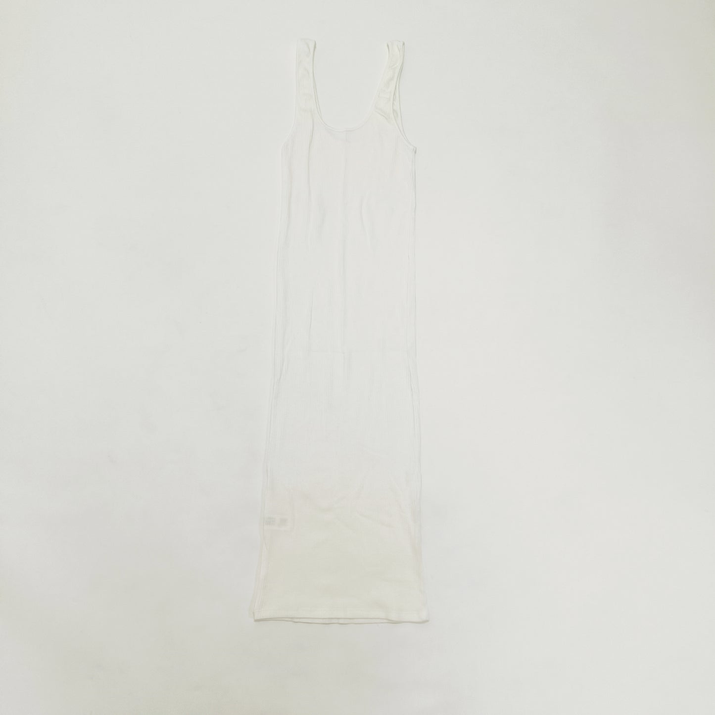 Cream Ribbed Sleeveless Mini Dress | Preloved
