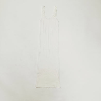 Cream Ribbed Sleeveless Mini Dress | Preloved