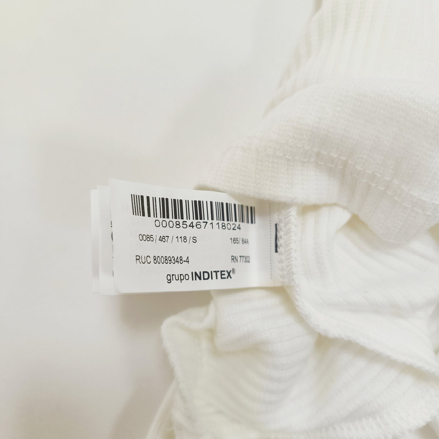 Cream Ribbed Sleeveless Mini Dress | Preloved