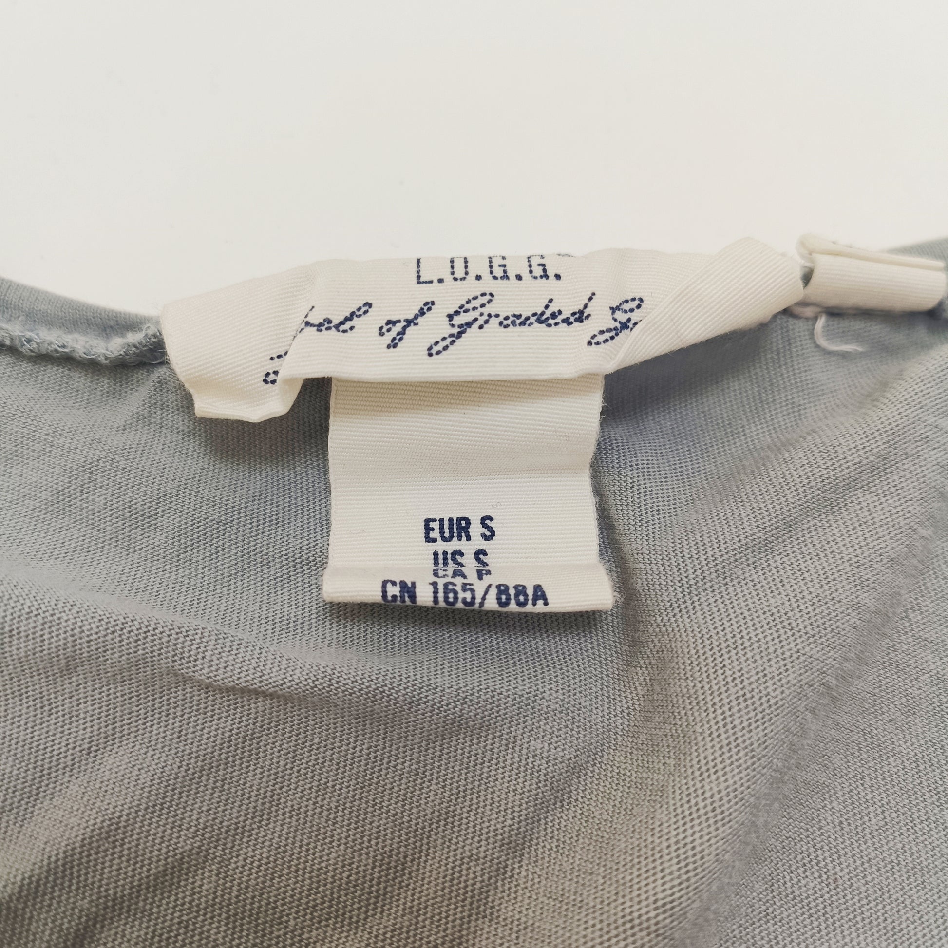 Light Blue Scoop Neck Womens T-Shirt | Preloved