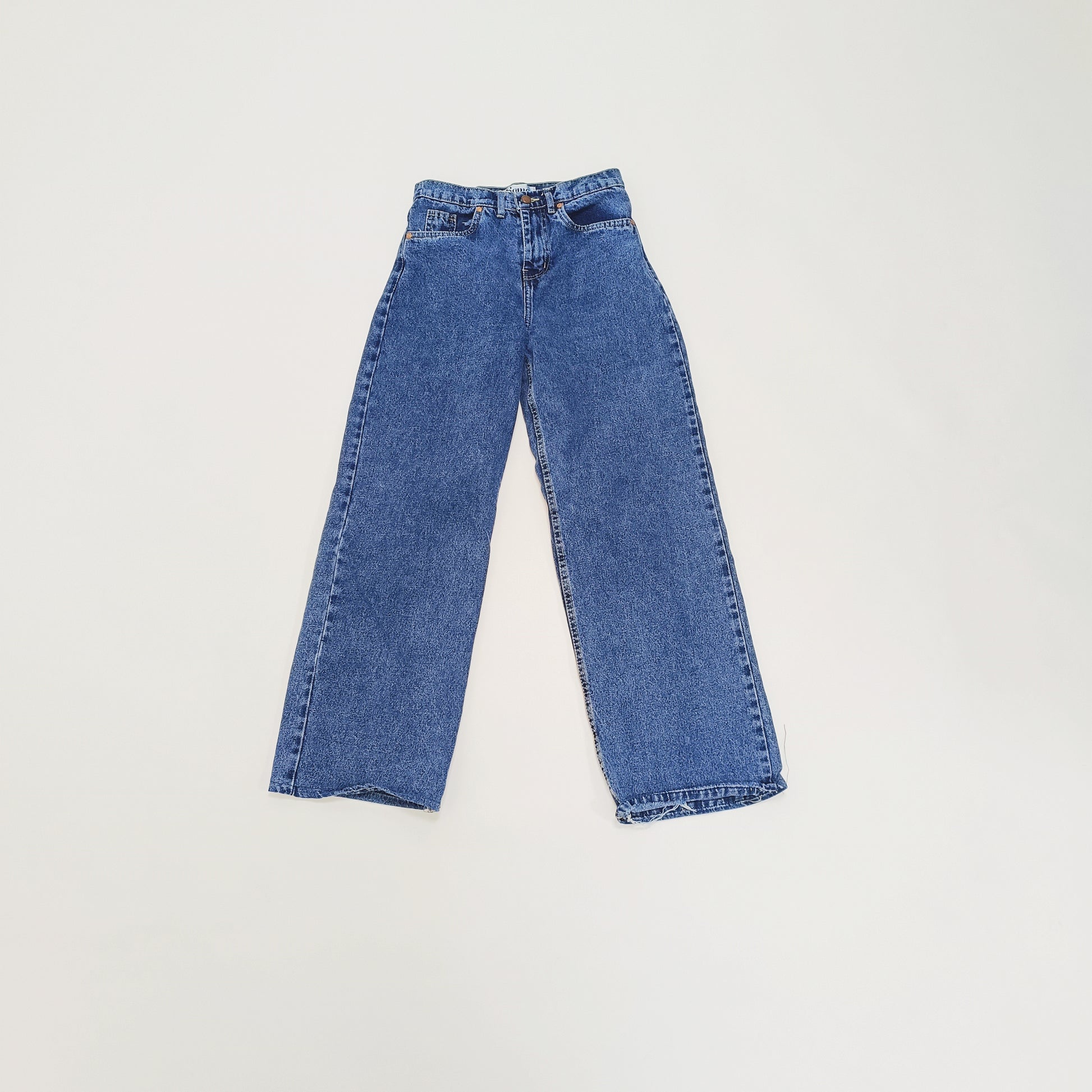 Mid Wash High Waist Wide Leg Womens Jeans Size Small | Preloved