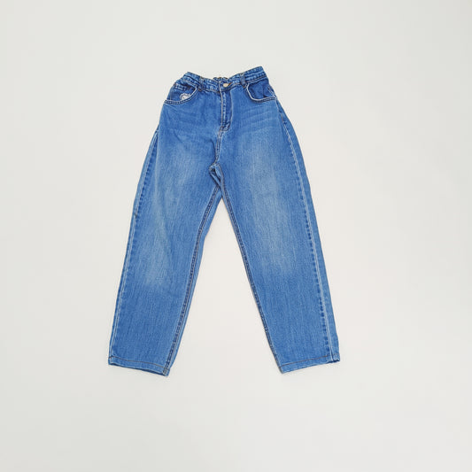 Light Wash Mom Fit High Waist Jeans Size Extra Small | Preloved