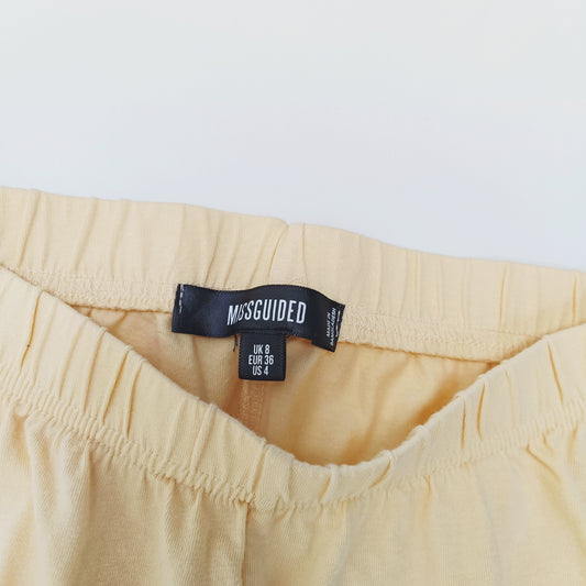 Peach 2 Piece Co-Ord Trousers & T-Shirt Set Size Small | Preloved