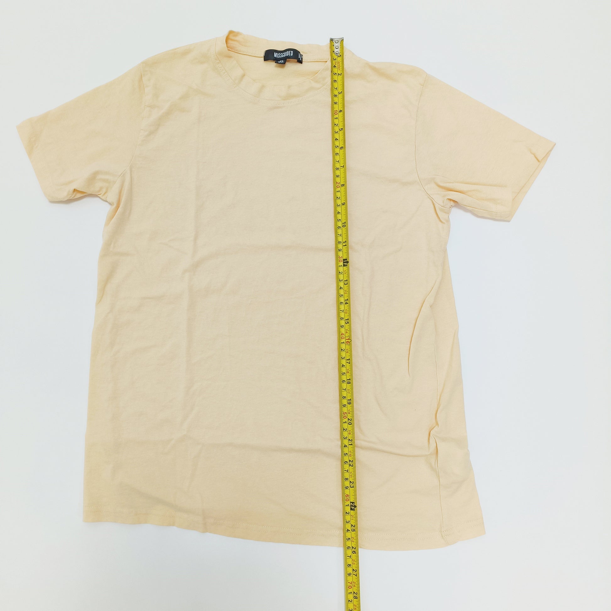 Peach 2 Piece Co-Ord Trousers & T-Shirt Set Size Small | Preloved