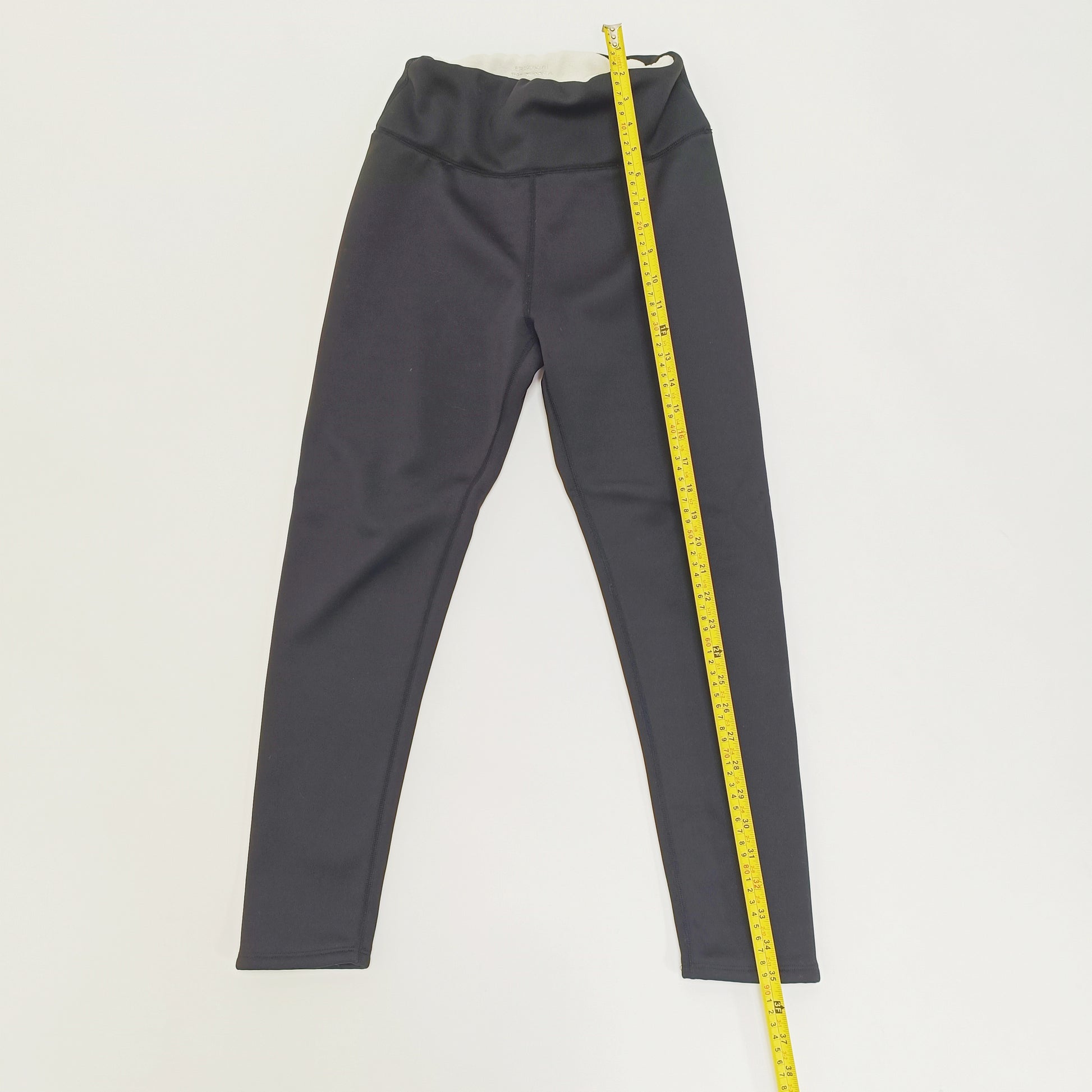 Black Fleece Lined Leggings Size Extra Large | Preloved