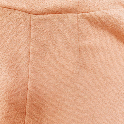 Peach Off Shoulder Textured Playsuit Size Medium | Preloved