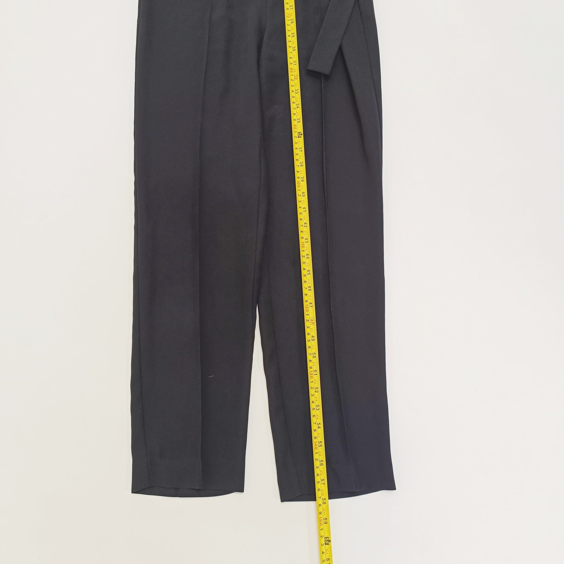 Black Blazer Style Sleeveless Womens Jumpsuit Size Small | Preloved