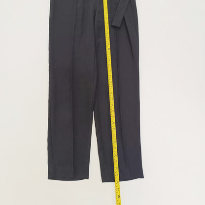 Black Blazer Style Sleeveless Womens Jumpsuit Size Small | Preloved