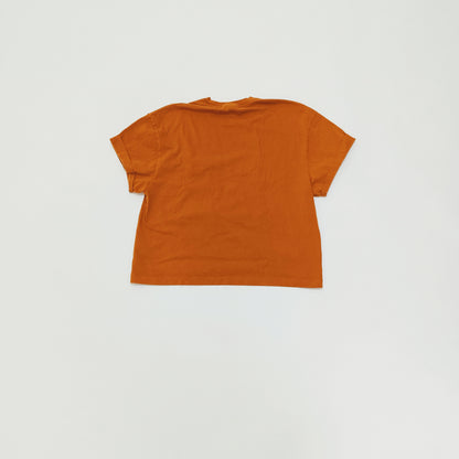 Burnt Orange Boxy Fit Short Sleeve T-Shirt Size Small | Preloved