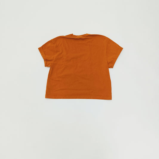 Burnt Orange Boxy Fit Short Sleeve T-Shirt Size Small | Preloved
