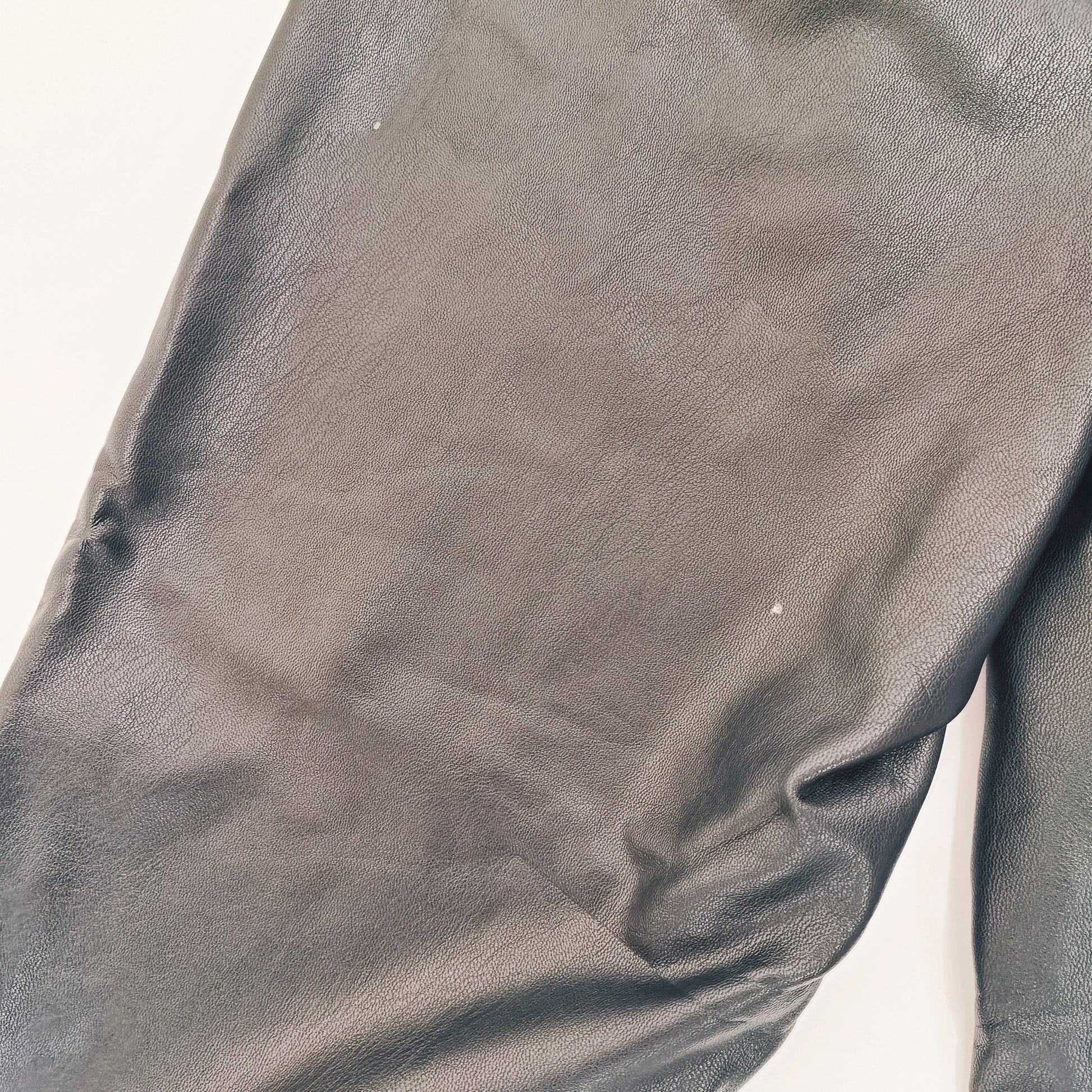 Black Faux Leather High Waist Leggings Size Medium | Preloved