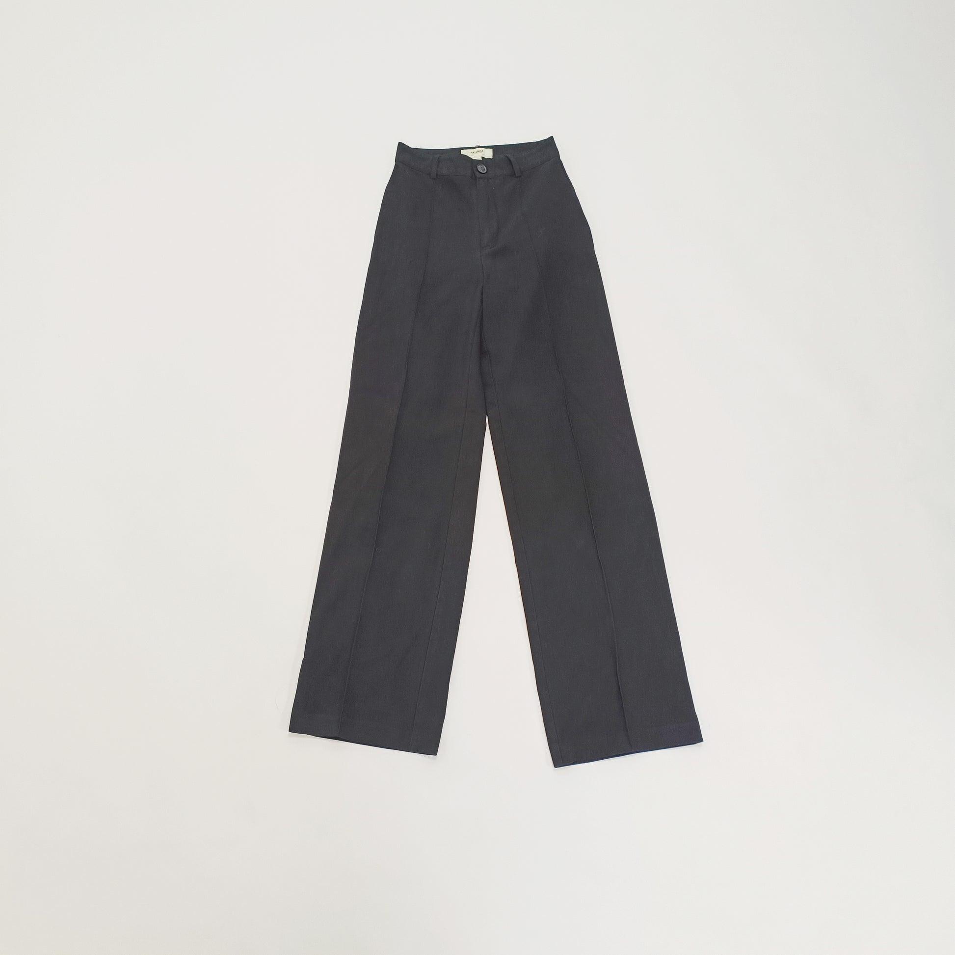 Black High Waist Wide Leg Trousers Size Small | Preloved