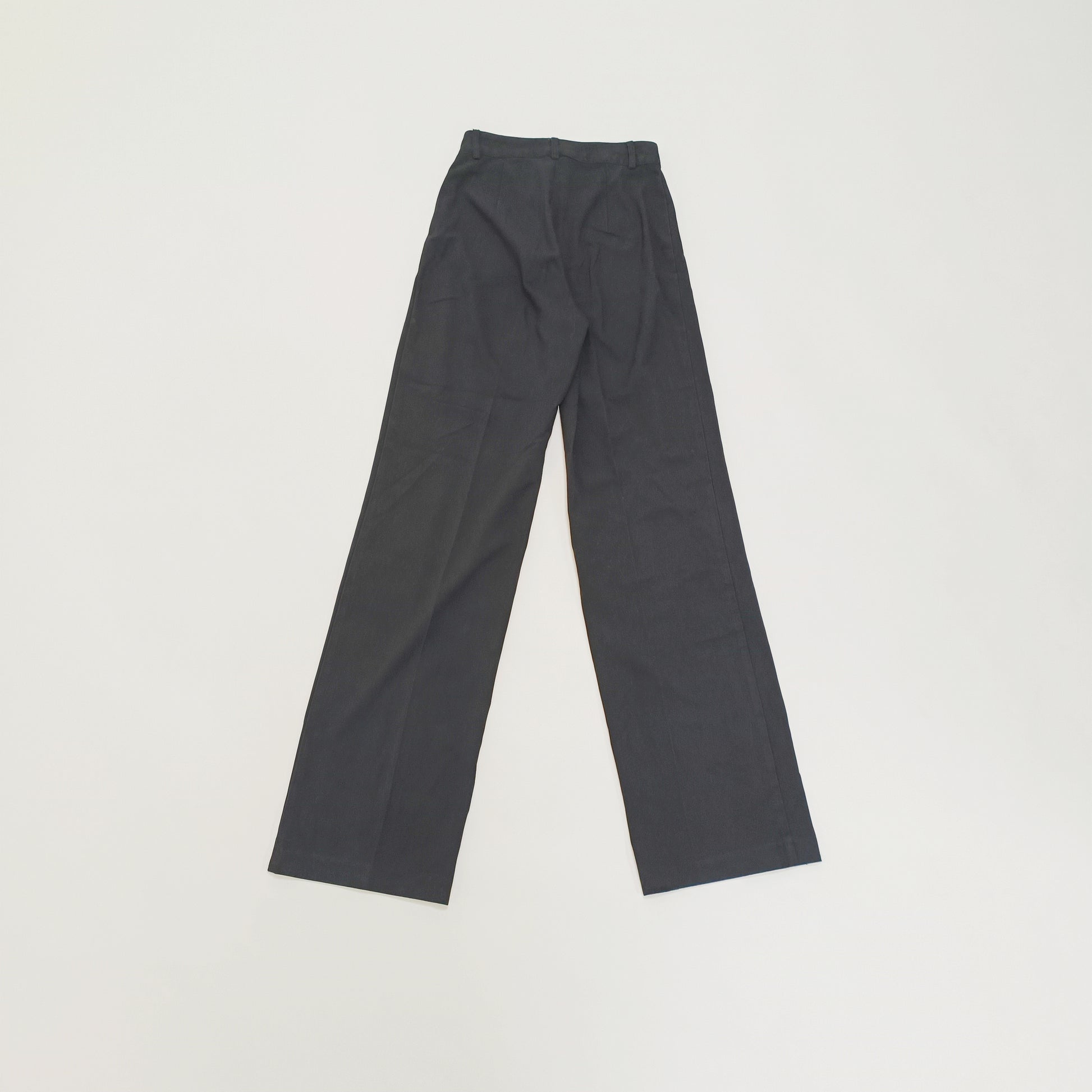 Black High Waist Wide Leg Trousers Size Small | Preloved