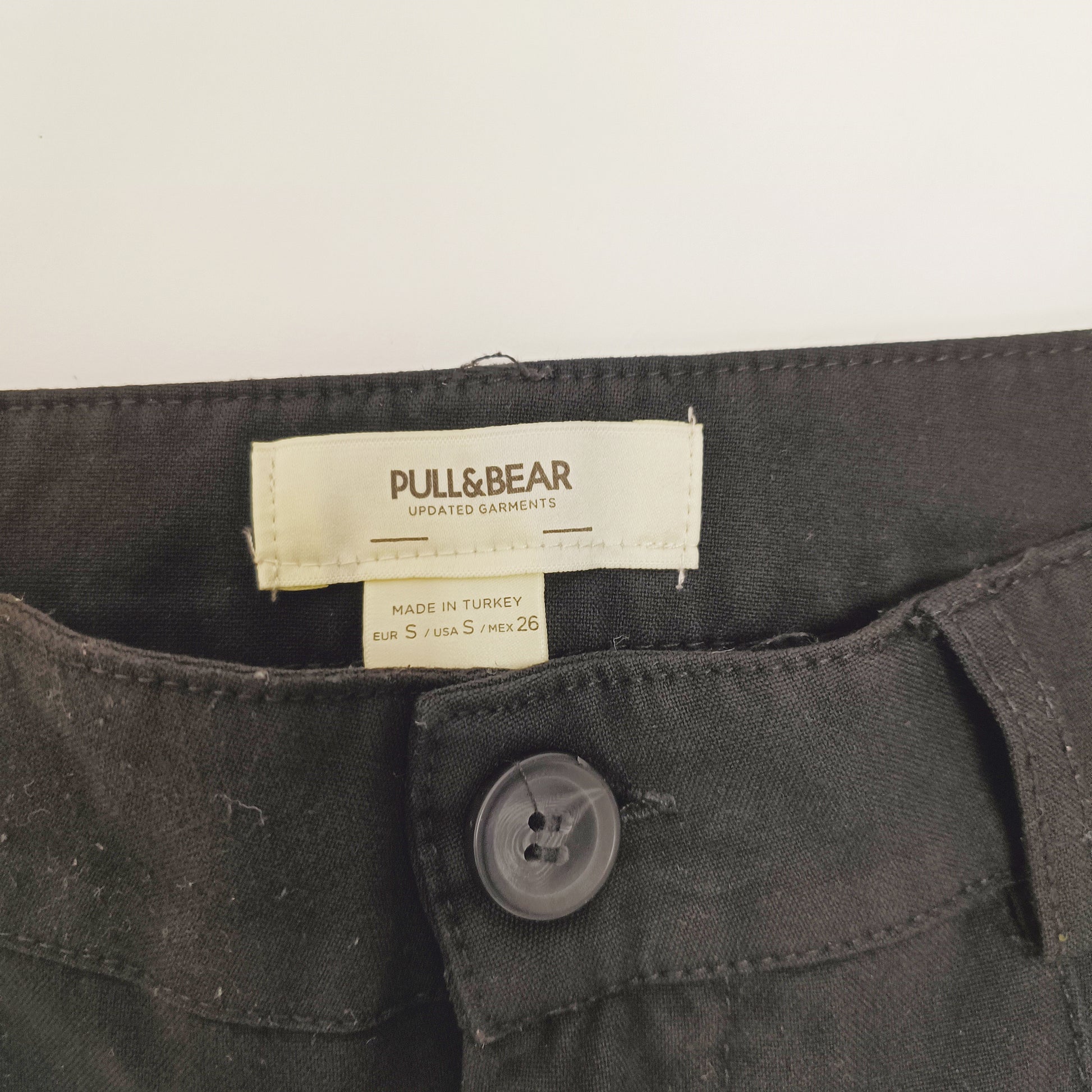Black High Waist Wide Leg Trousers Size Small | Preloved