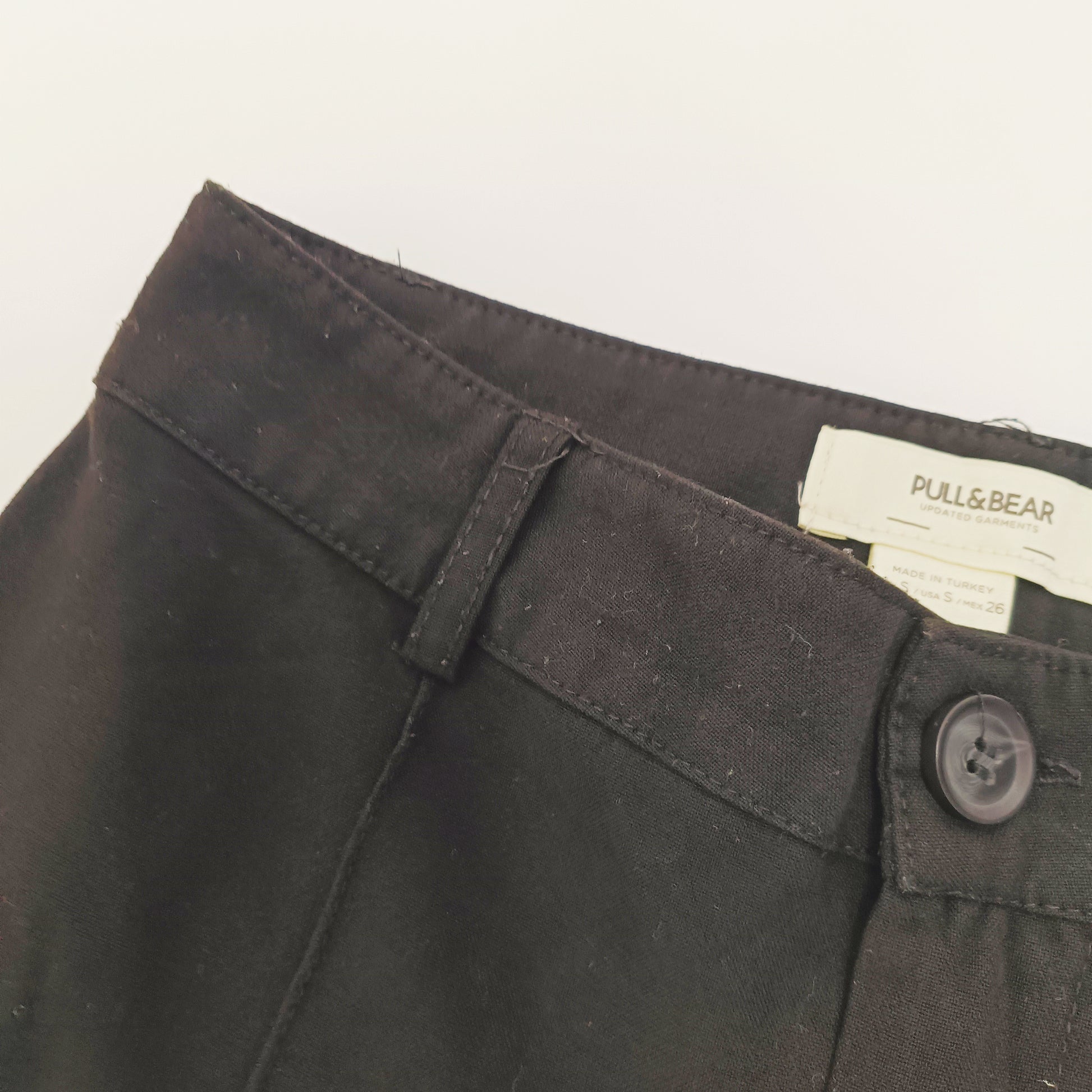Black High Waist Wide Leg Trousers Size Small | Preloved