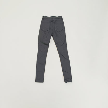 Black Mid Rise Coated Skinny Jeans Size Small | Preloved