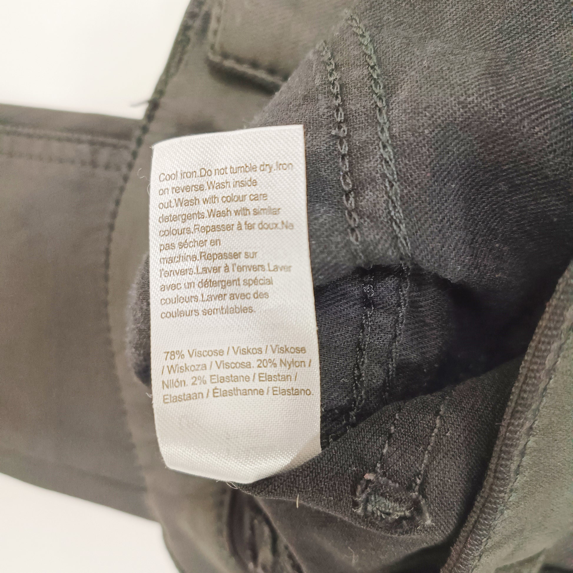 Black Mid Rise Coated Skinny Jeans Size Small | Preloved