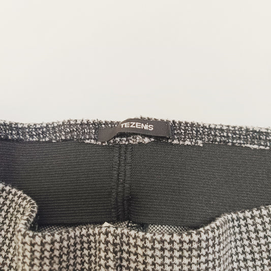 Houndstooth Print High Waist Leggings Size Small | Preloved