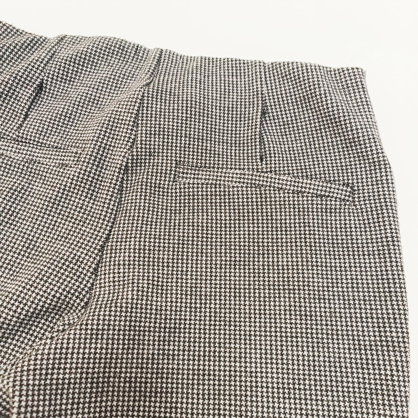 Houndstooth Print High Waist Leggings Size Small | Preloved