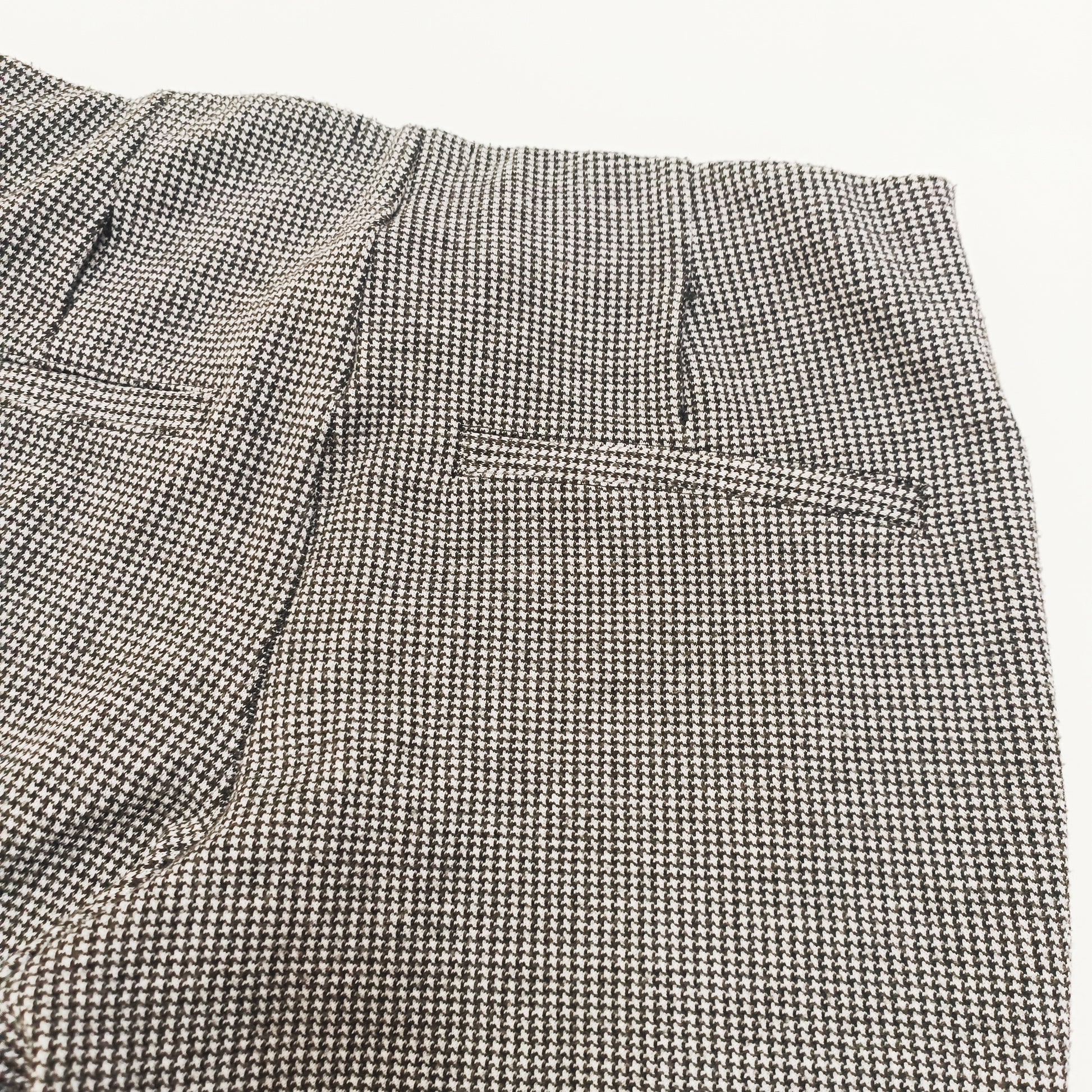 Houndstooth Print High Waist Leggings Size Small | Preloved
