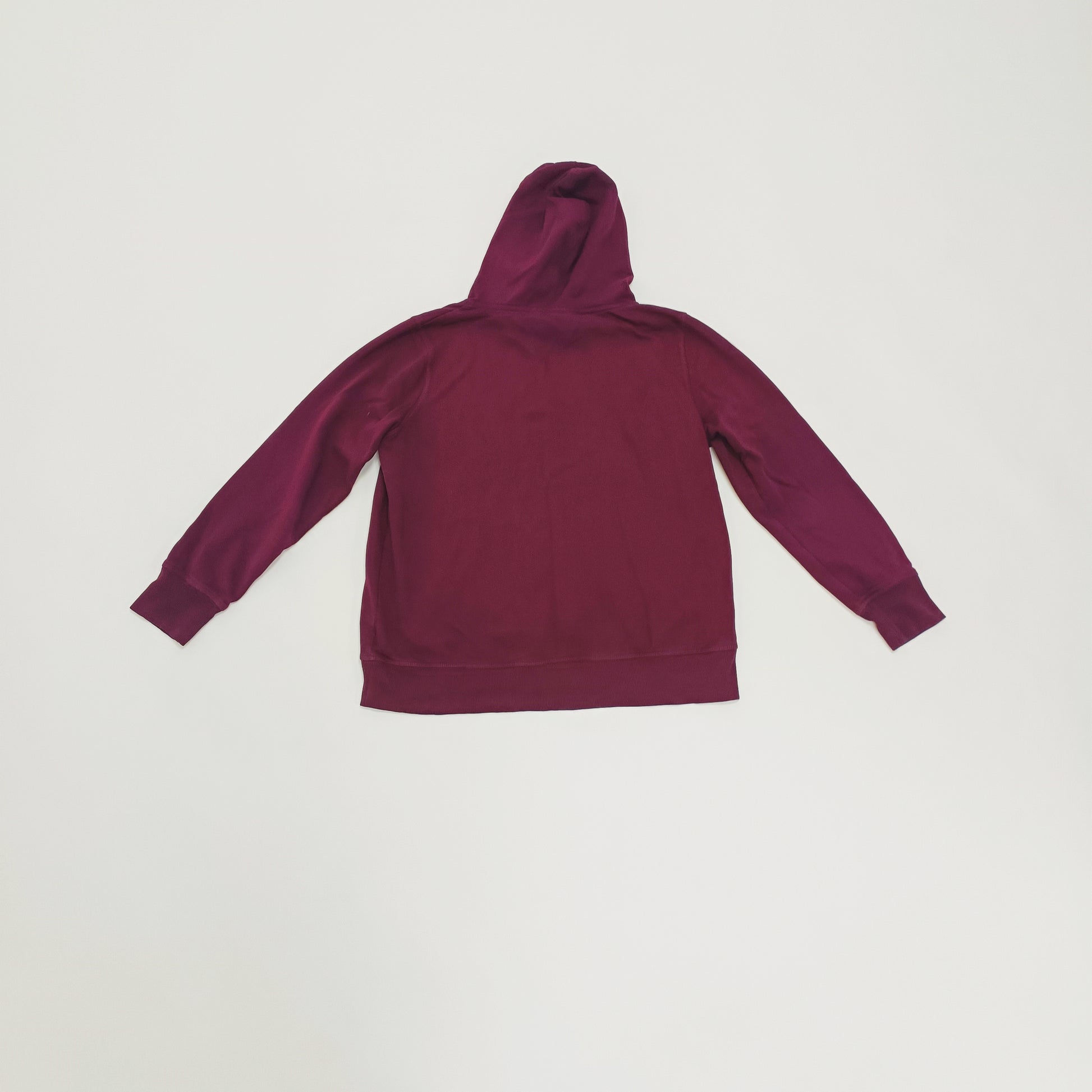 Purple Drawstring Pullover Hoodie Size Medium | Preloved