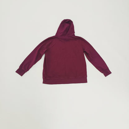 Purple Drawstring Pullover Hoodie Size Medium | Preloved