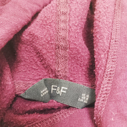 Purple Drawstring Pullover Hoodie Size Medium | Preloved