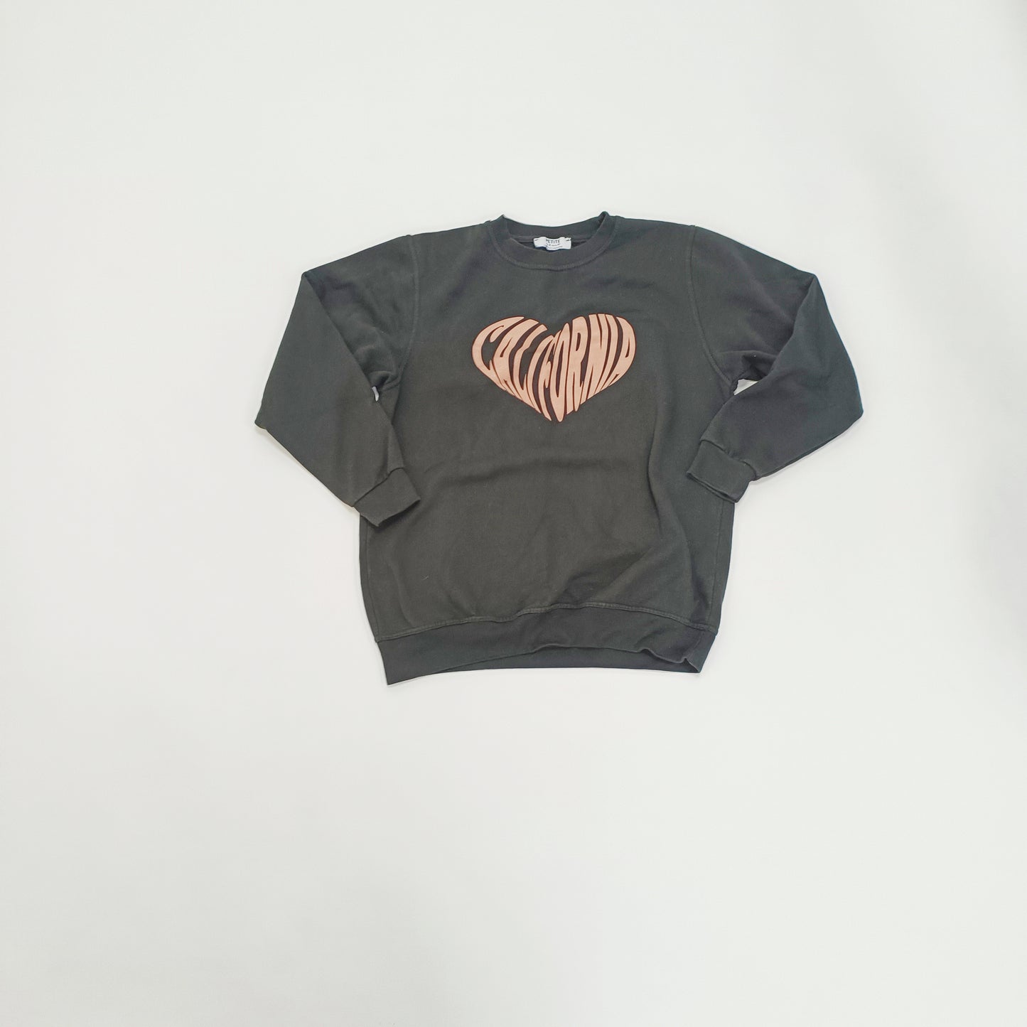 Black Graphic Print Womens Sweater Size Medium | Preloved