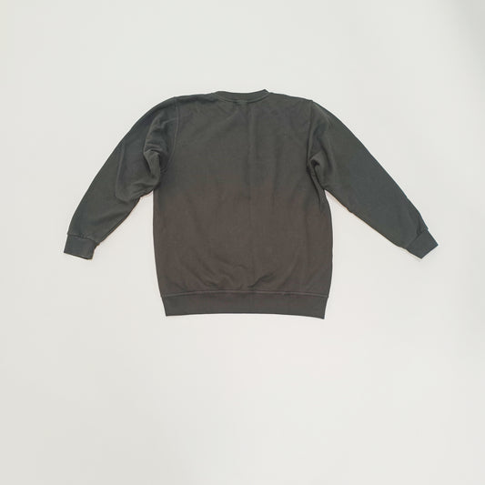 Black Graphic Print Womens Sweater Size Medium | Preloved
