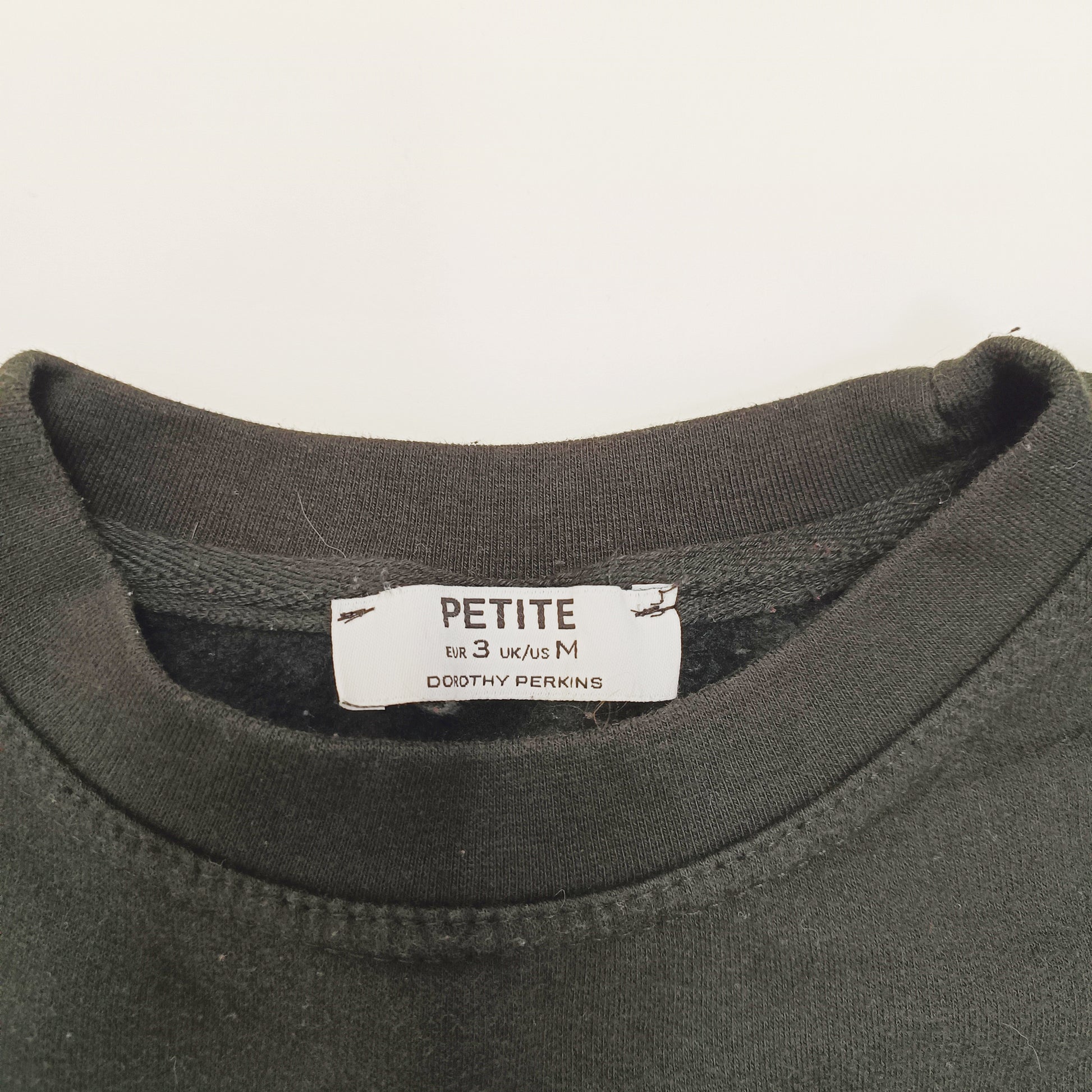 Black Graphic Print Womens Sweater Size Medium | Preloved