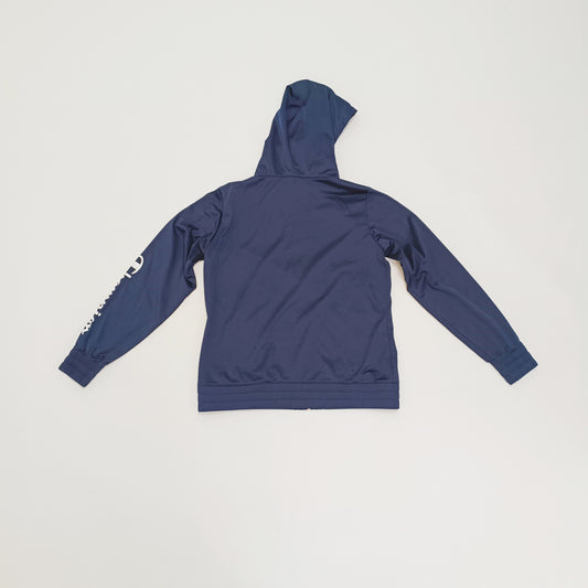 Blue Zip Up Sporty Hoodie Size Large | Preloved