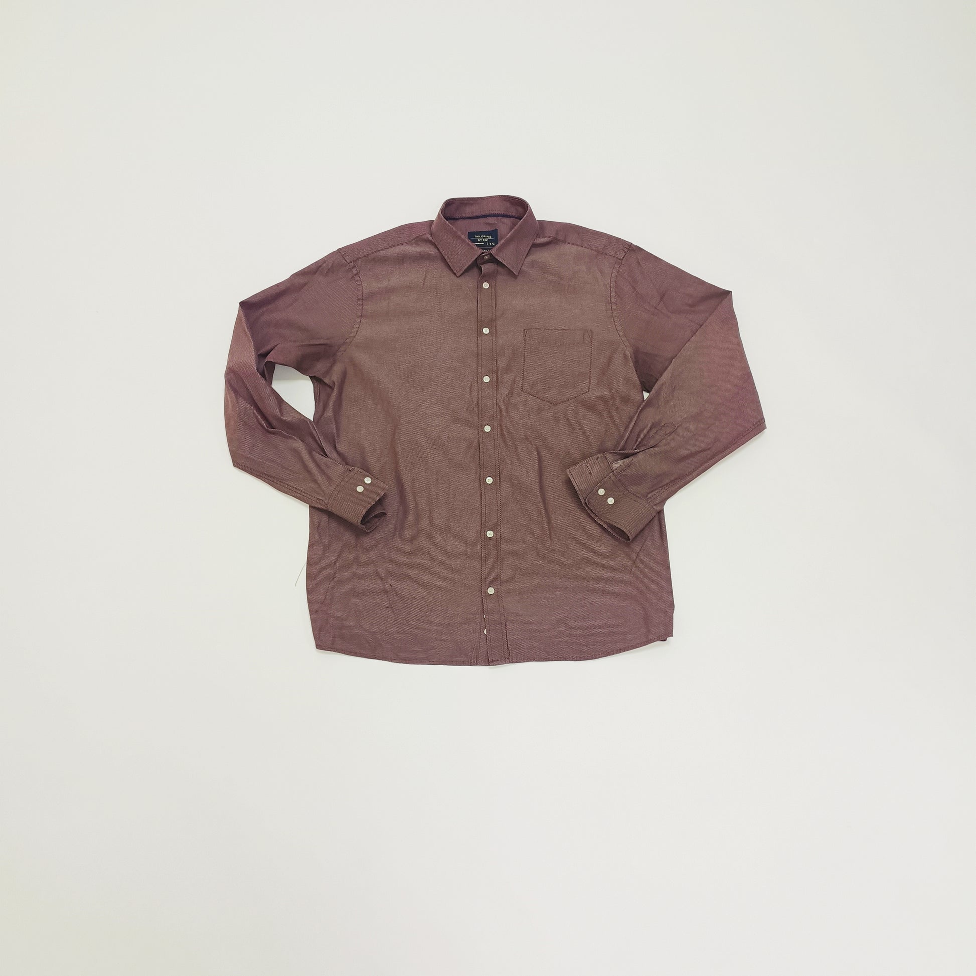 Purple Geometric Printed Long Sleeve Mens Shirt Size Extra Large | Preloved