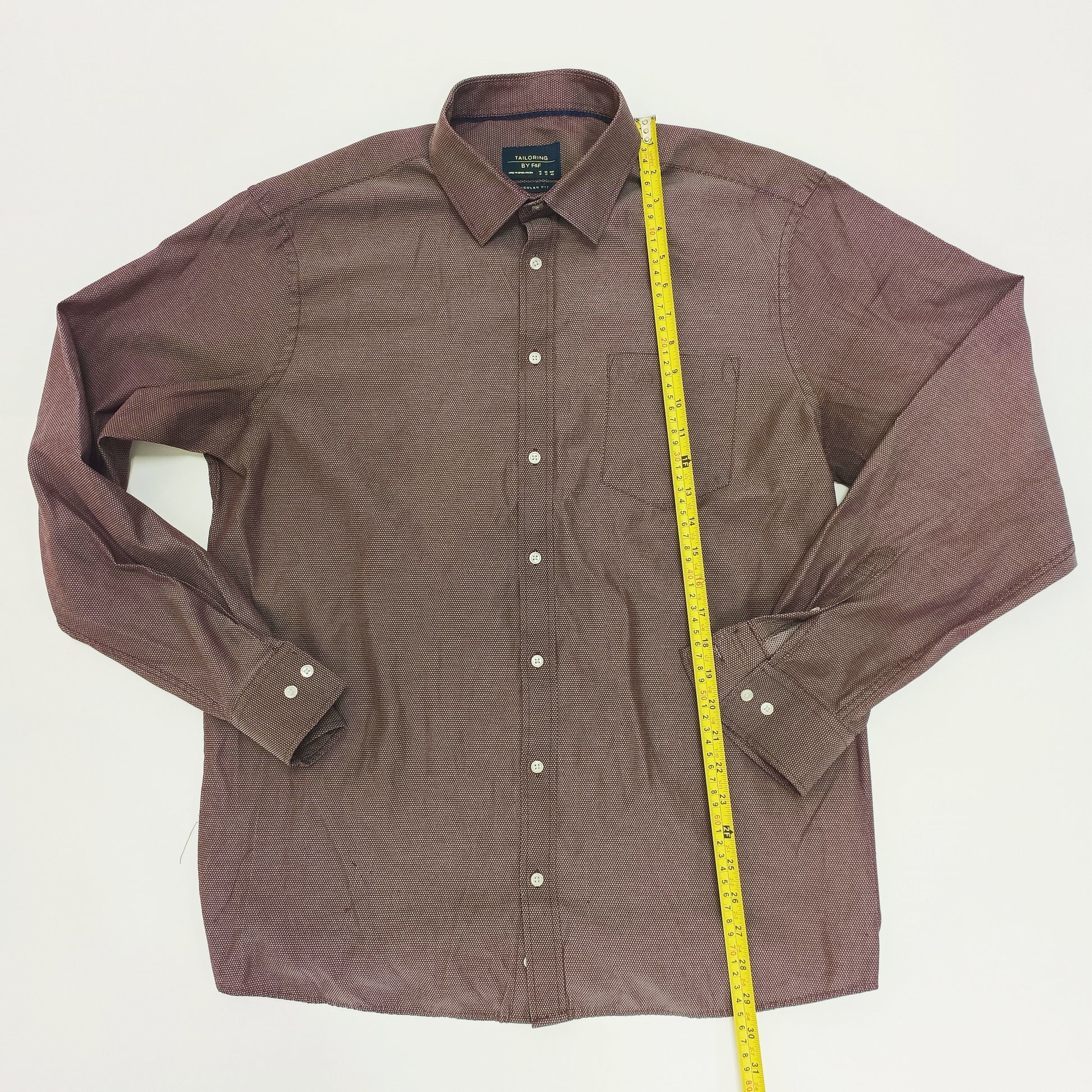 Purple Geometric Printed Long Sleeve Mens Shirt Size Extra Large | Preloved