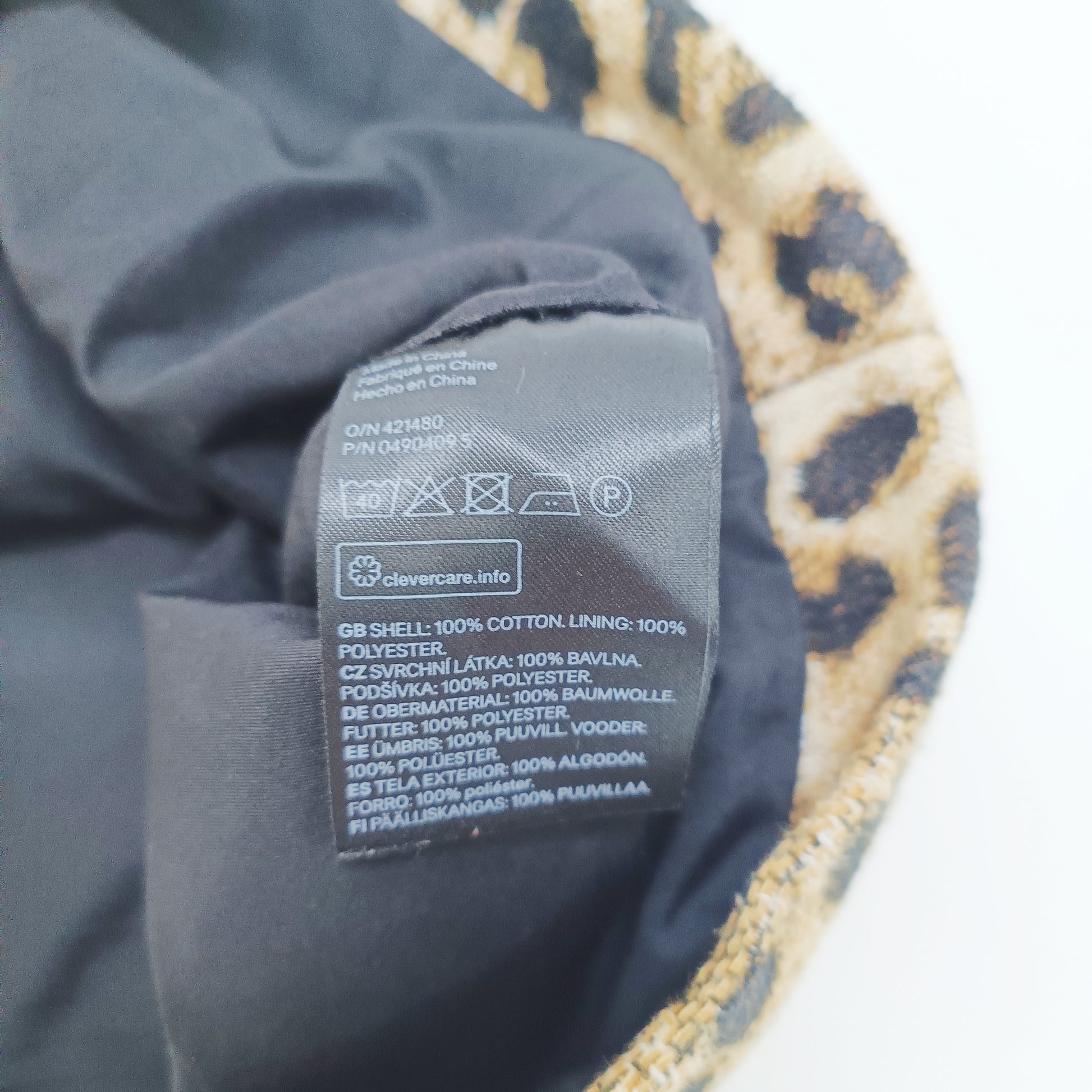 Leopard Print Wrap Style Mini Skirt Size Small | Preloved