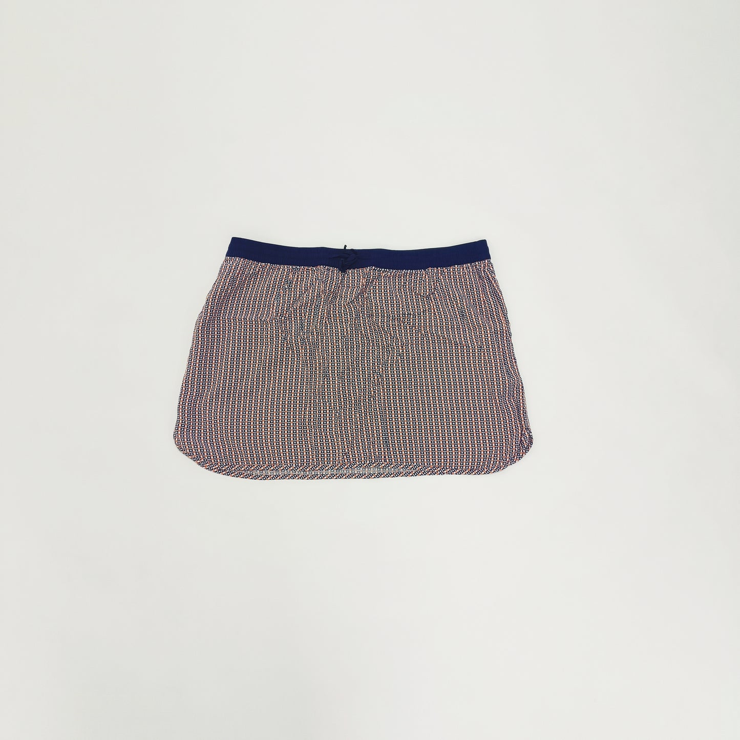 Red & Blue Sporty Elasticated Waist Mini Skirt Size Extra Large | Preloved