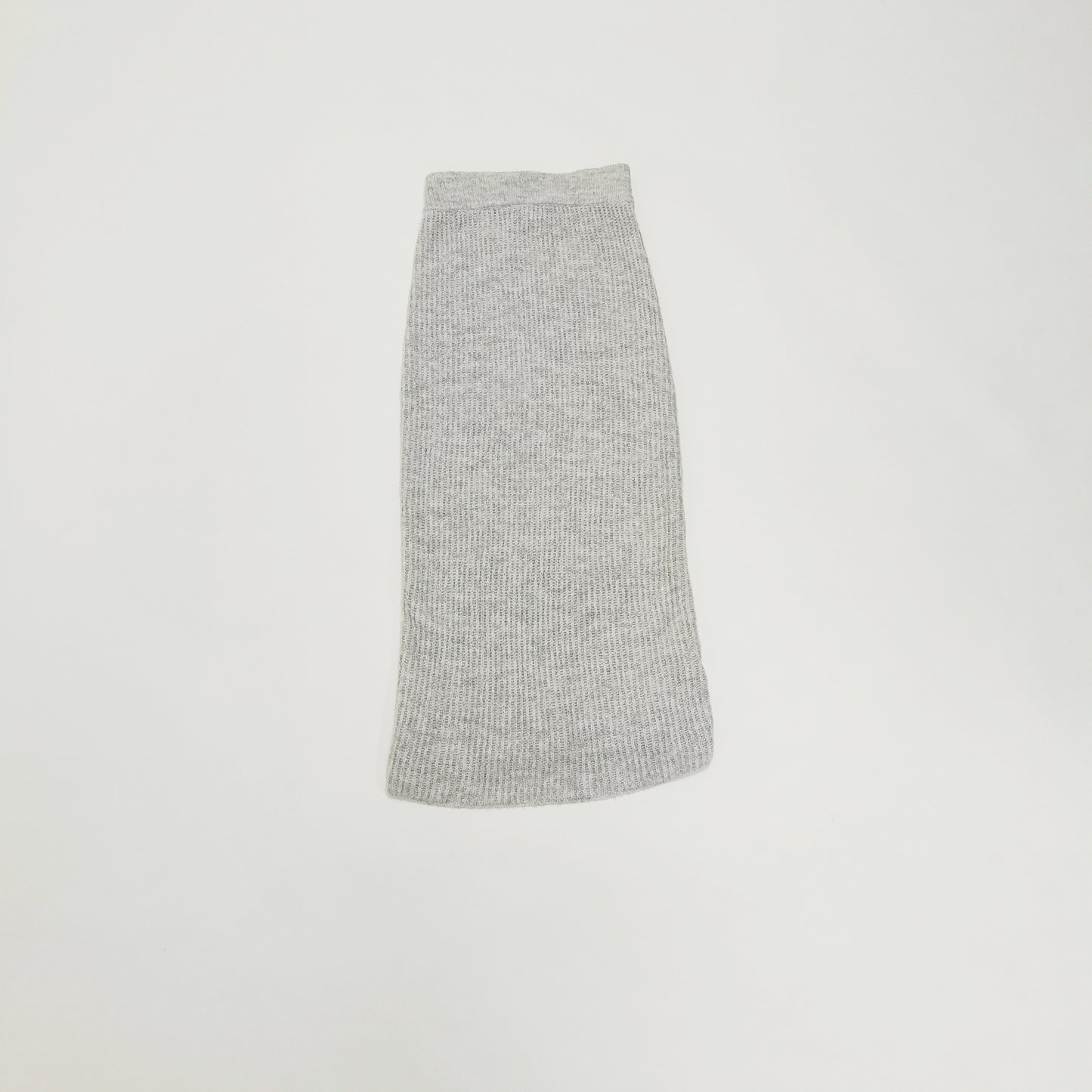 Grey Marl Midi Length Midi Skirt Size Double Extra Small | Preloved